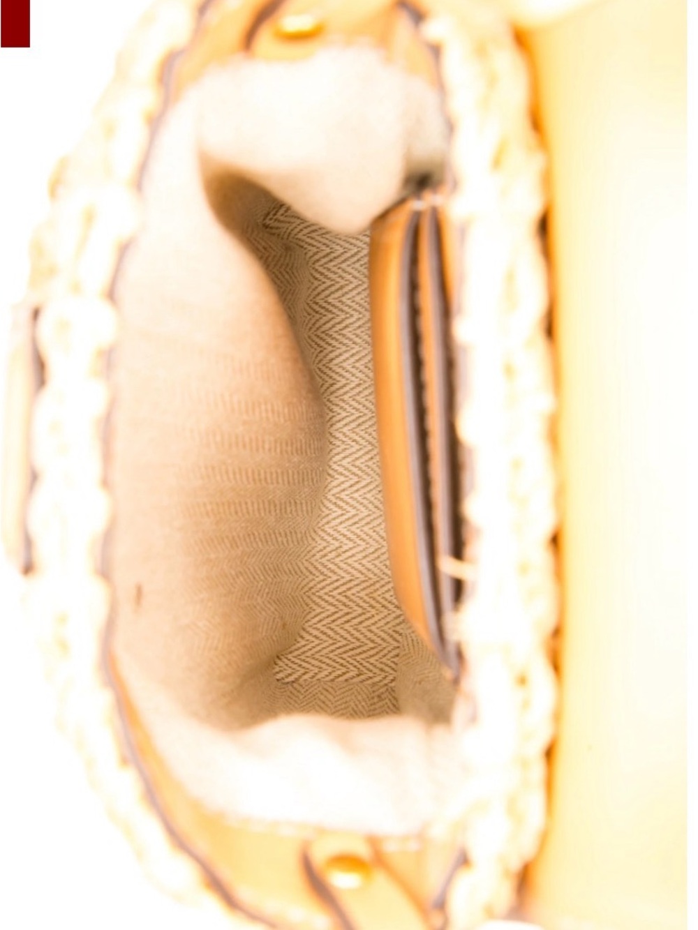 Tory Burch Neutrals Straw Logo Phone Crossbody - Picture 6 of 8